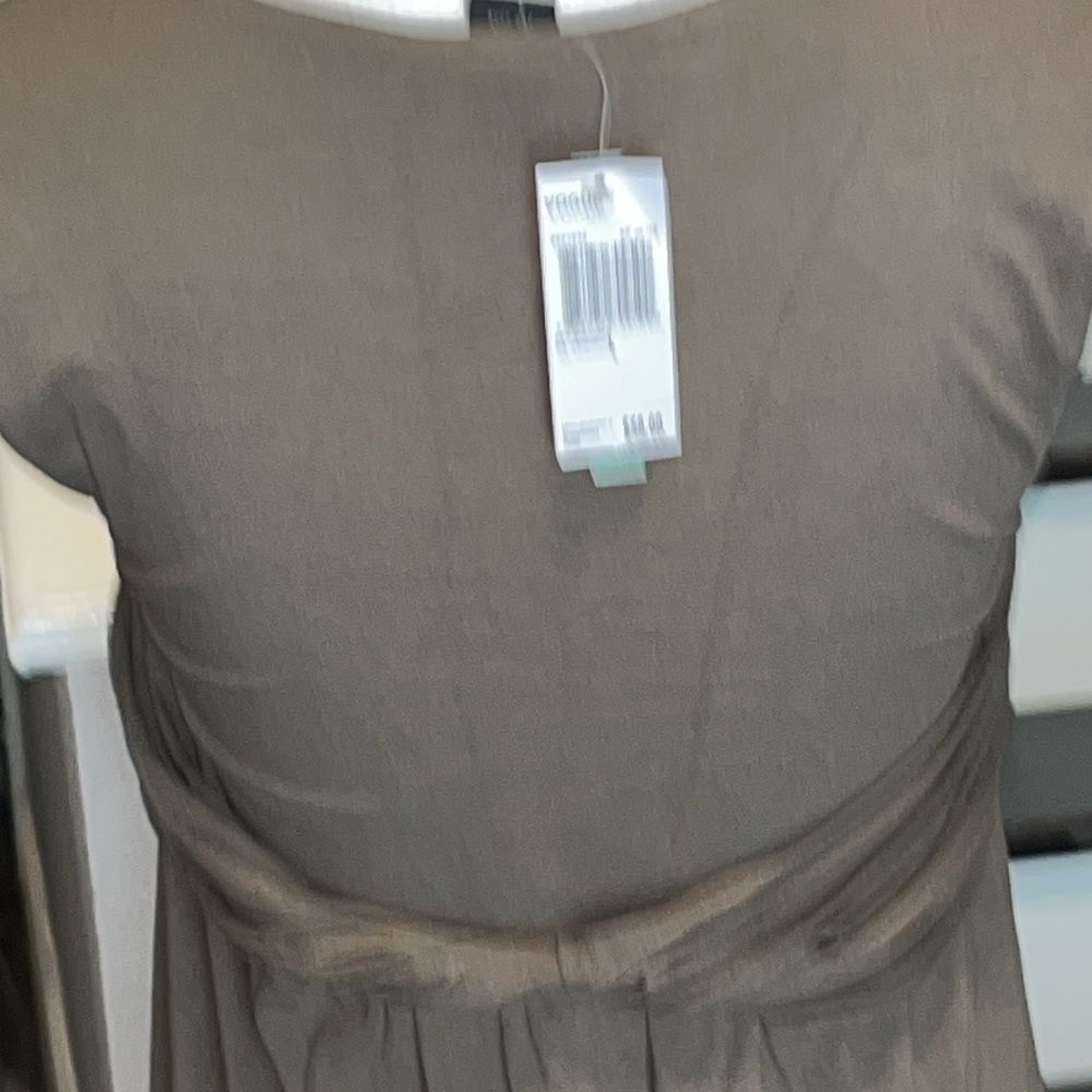 Grace Elements Olive Green Top. Sz Lg. Very flattering bust line. - Picture 4 of 11